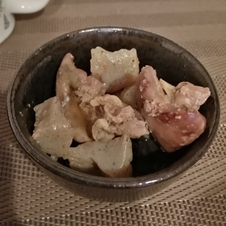 鶏肝とこんにゃくの煮物